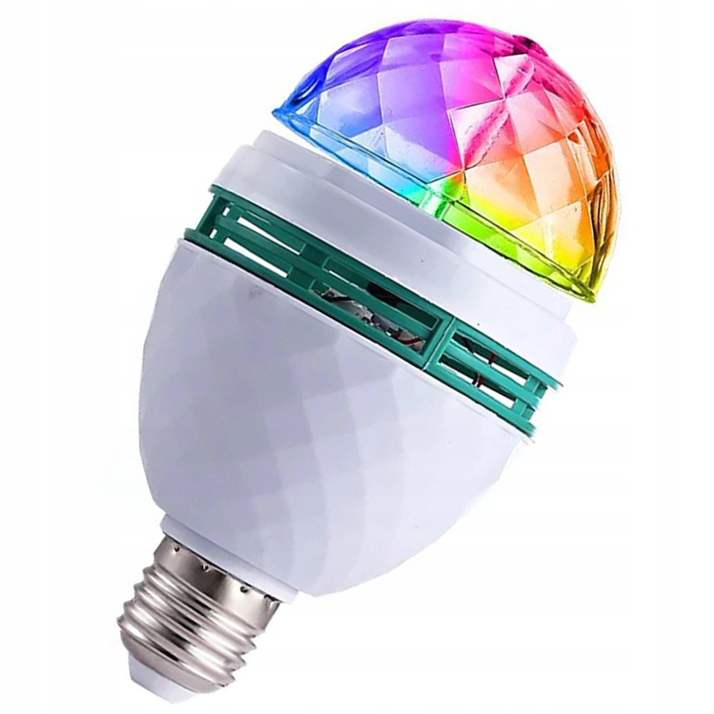 Žárovka Disco Koule Projektor Diskotéka Led Rgb