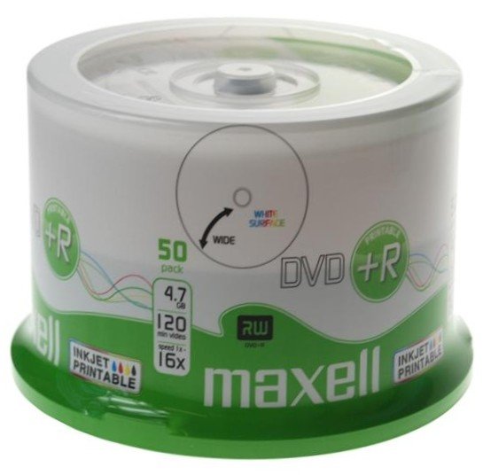 Maxell Dvd+r Foto Printable Full Face 50 ks