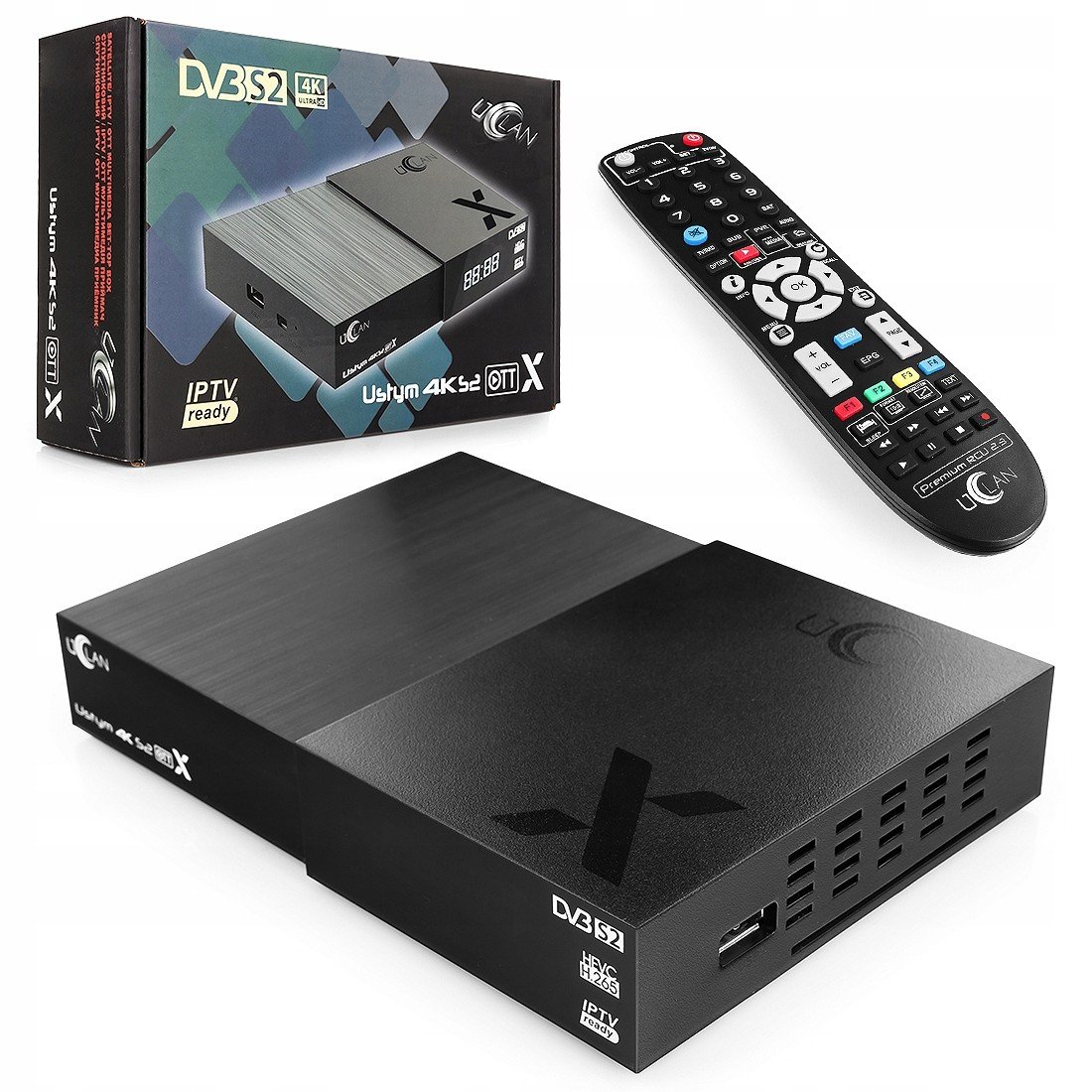 set-top box Ústým 4K S2 Ott X DVB-S2