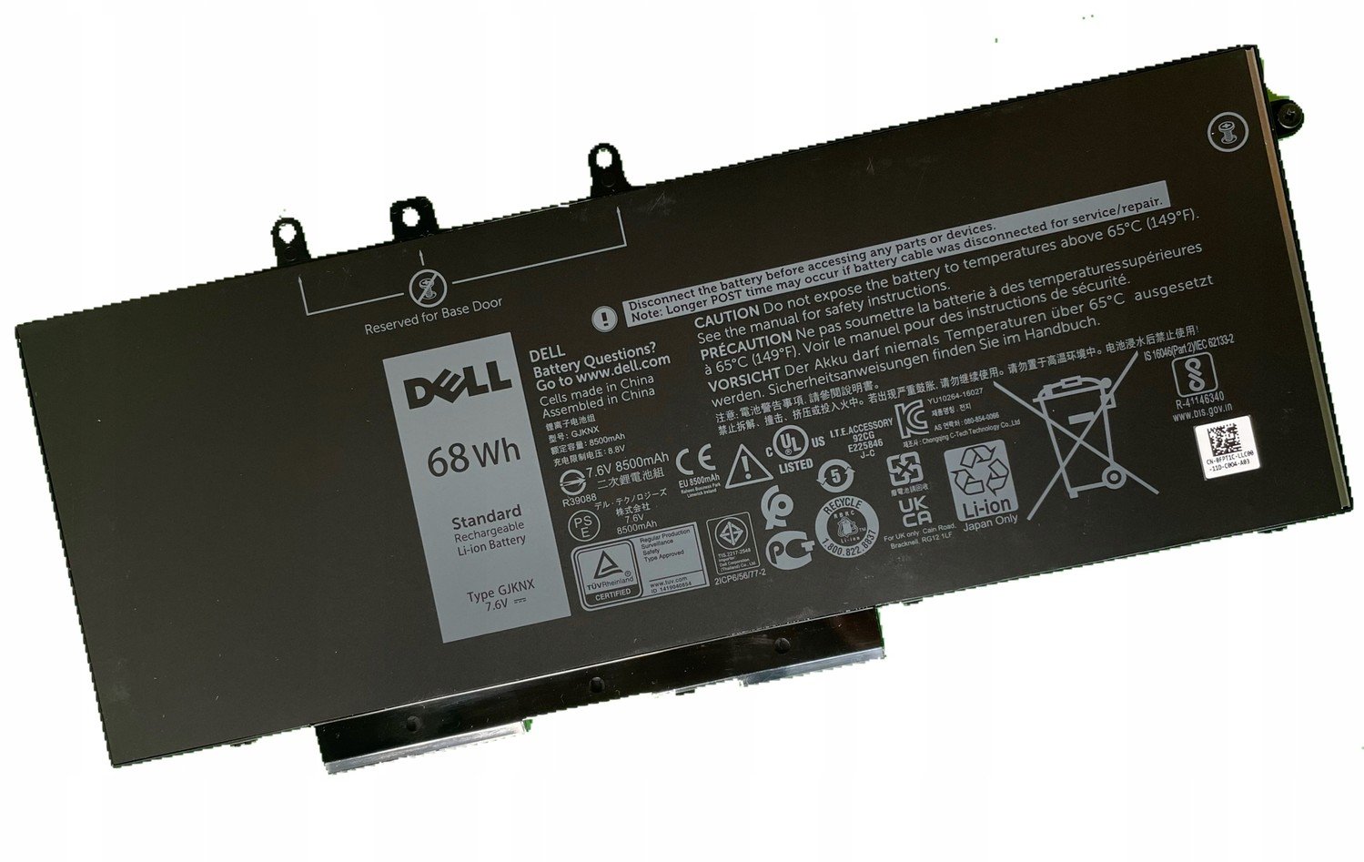 Nová Dell Gjknx 68Wh 4C GD1JP