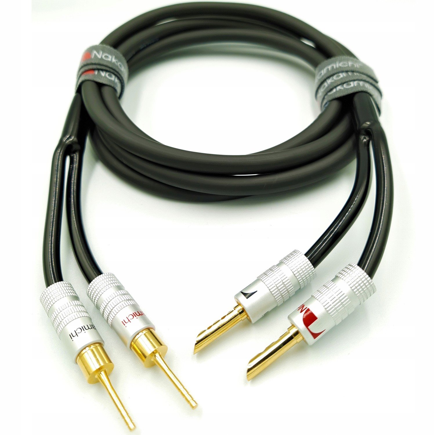 Nakamichi Reproduktorový kabel 2x2,5mm Bfa kolíky 12m