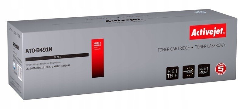 Toner Activejet ATO-B491N (náhrada Oki 44917602;