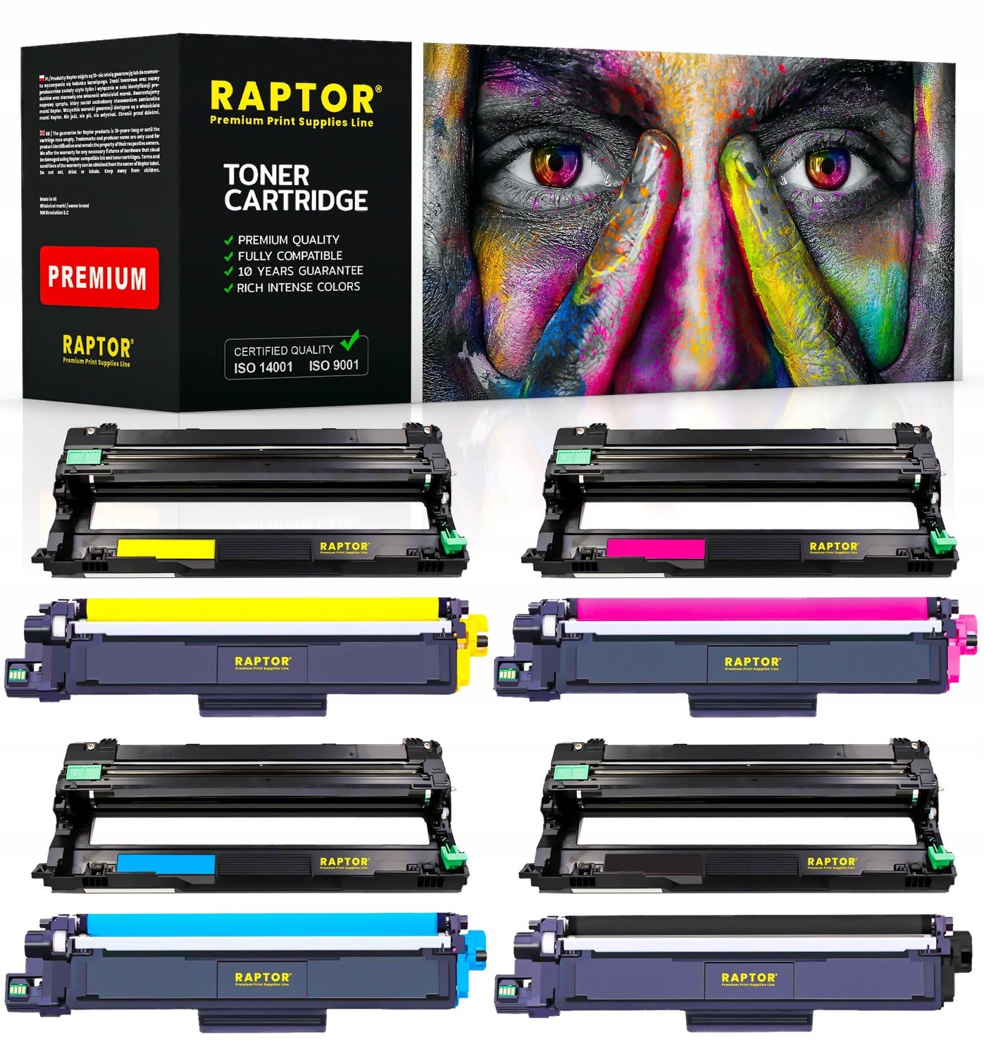 4x Toner Buben pro Brother MFC-L3770CDW