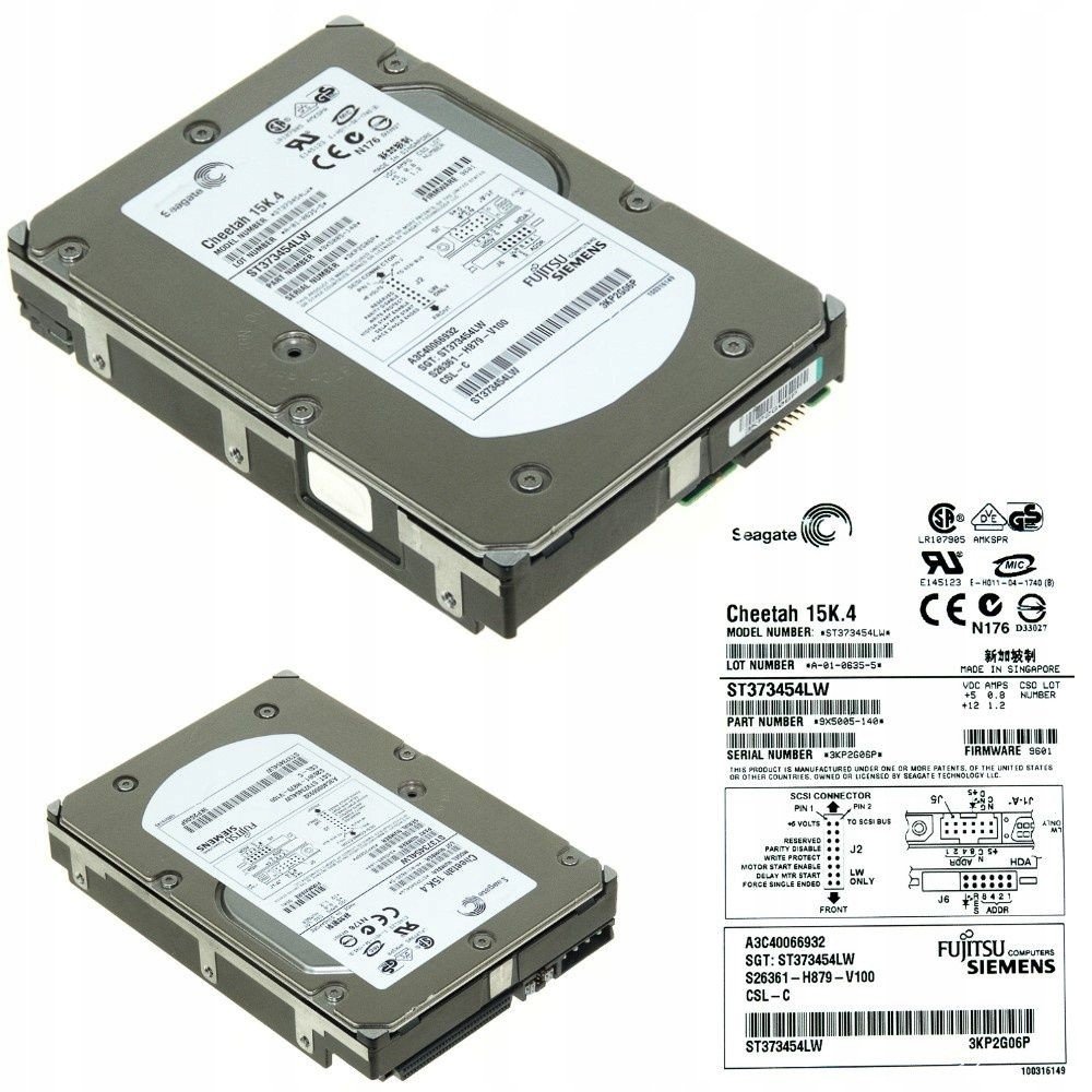 Fujitsu S26361-H879-V100 73GB 15k Scsi A3C40066932