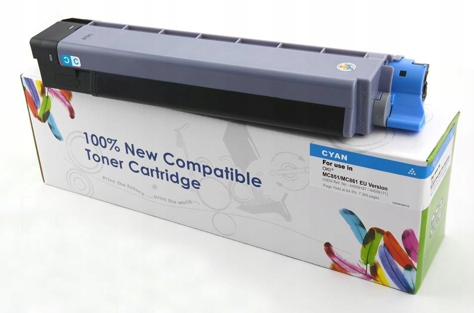 Toner Cartridge Web Cyan Oki MC861 náhradní 44059