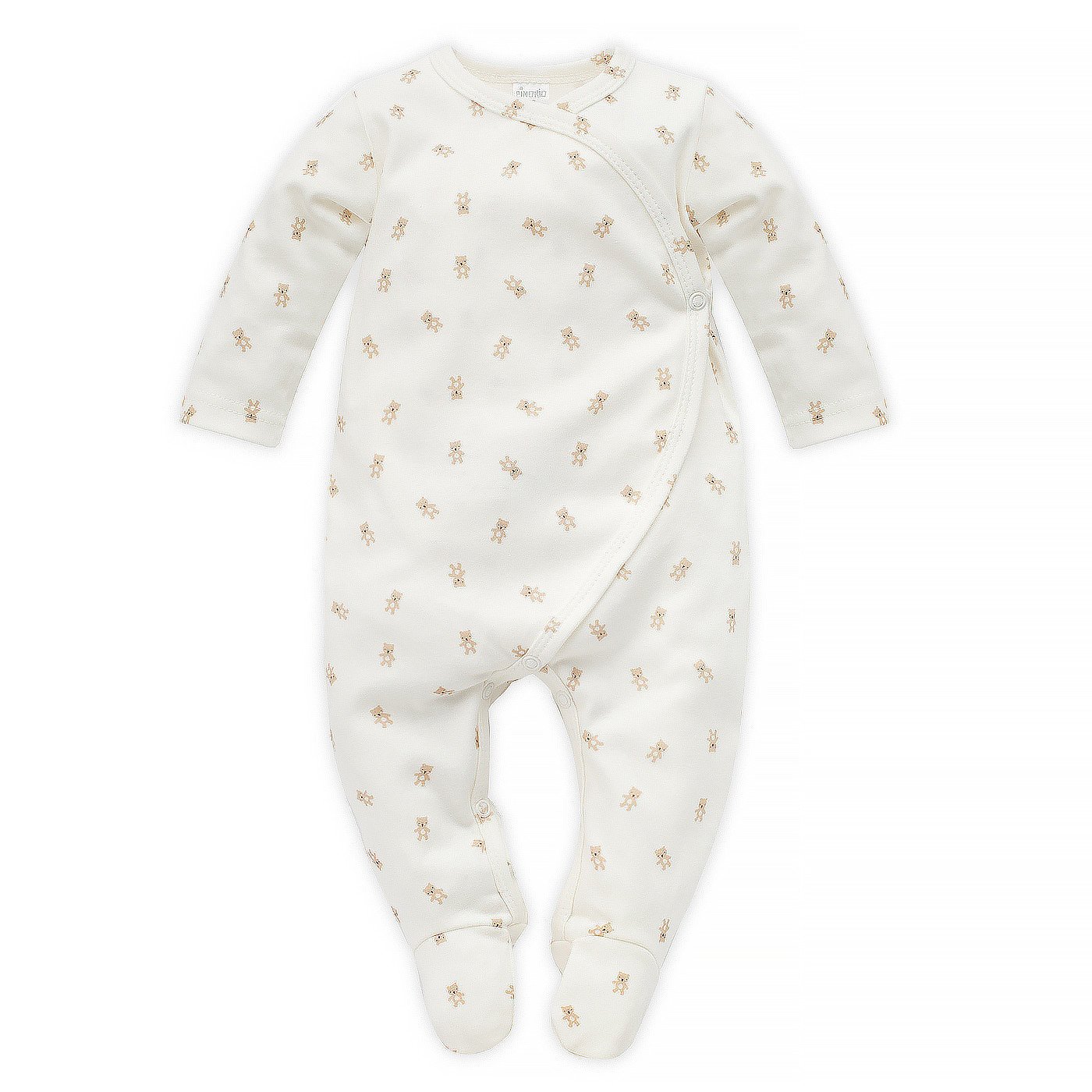 Pinokio Kids's Lovely Day Beige Wrapped Overall