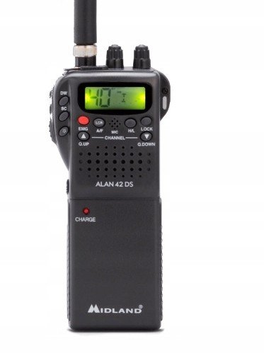 Rádio Cb Alan 42 Ds Ruční Baterie Am/fm Asq