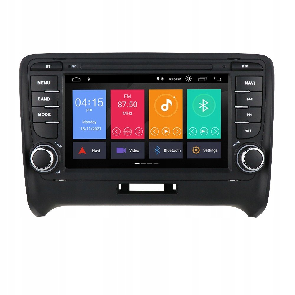 Rádio 2DIN Android Audi Tt MK2 Carplay Dsp 2/32