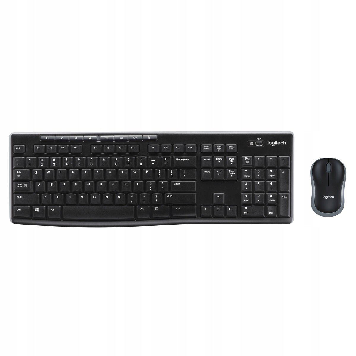 Bezdrátová klávesnice a myš Logitech MK27
