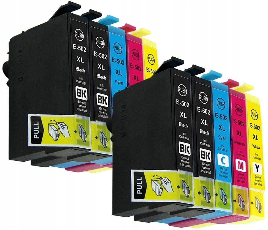 10x Inkousty pro tiskárnu Epson WorkForce WF-2860 Dwf