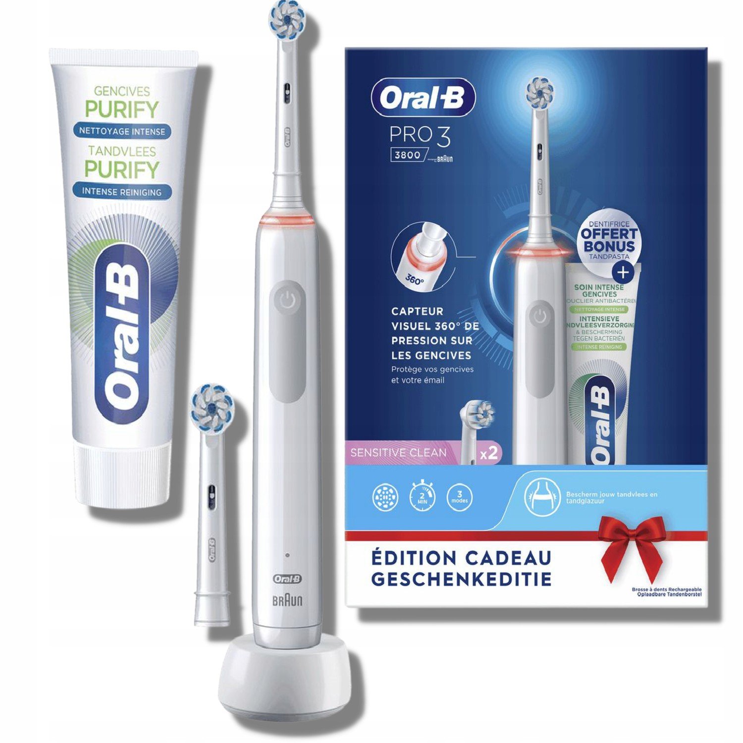 Elektrický zubní kartáček Oral-B Pro 3 3800