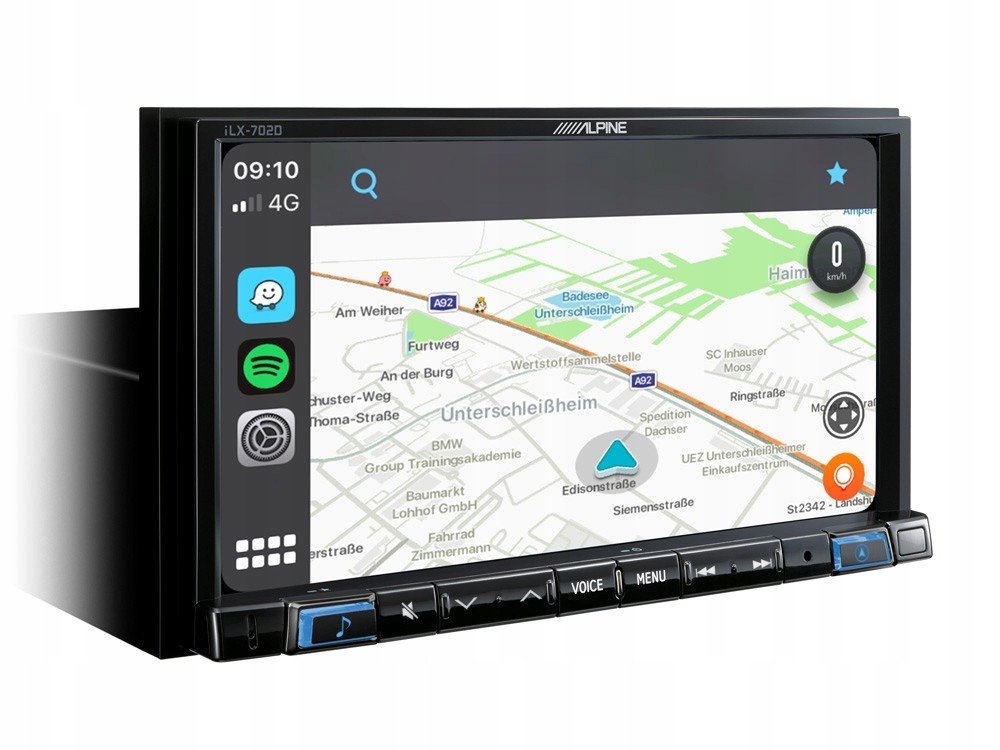 Alpine iLX-705D Rádio Android Auto iPhone CarPlay