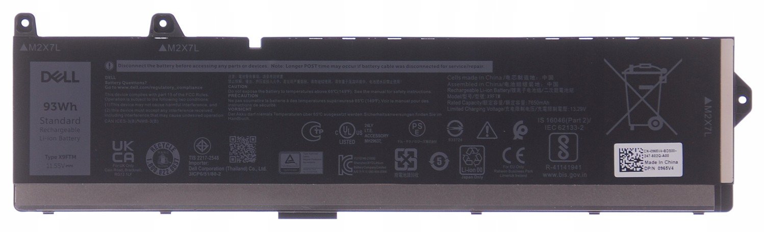 Baterie Dell Precision 7770 X9FTM A+