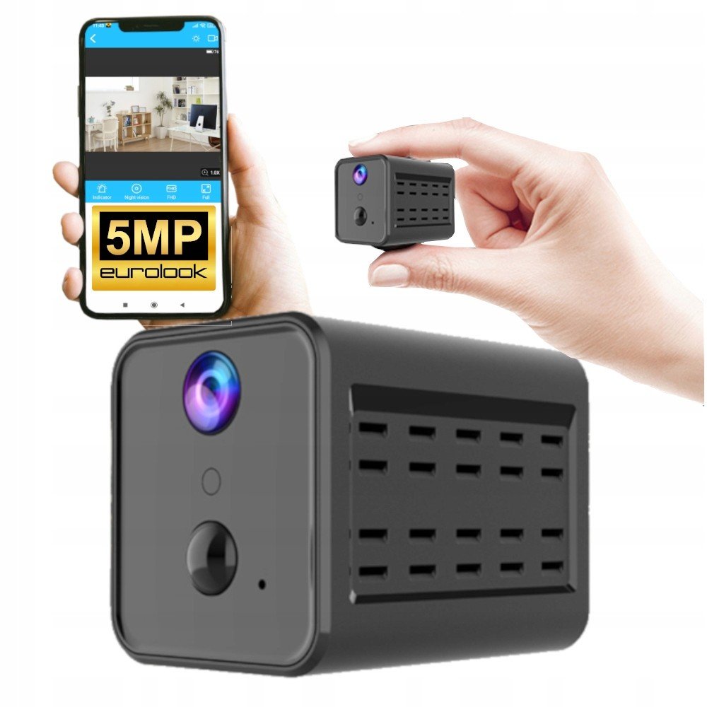 Mini špionážní kamera 5MPx Pir MICMIC