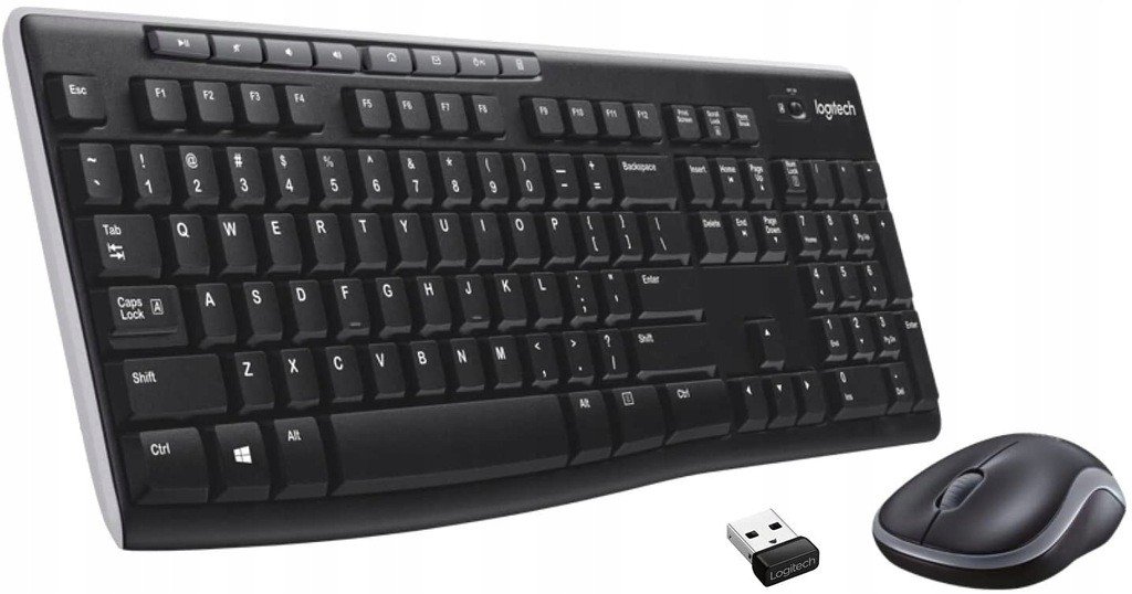 Set klávesnice a myši Logitech černé rozložení De