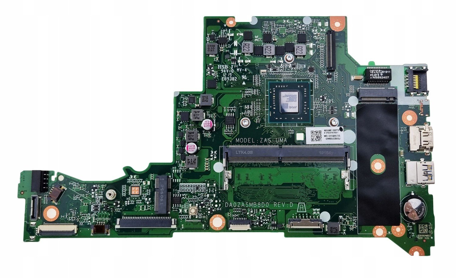 Nová Základní Deska Acer Aspire A315-21 DA0ZASMB8D0