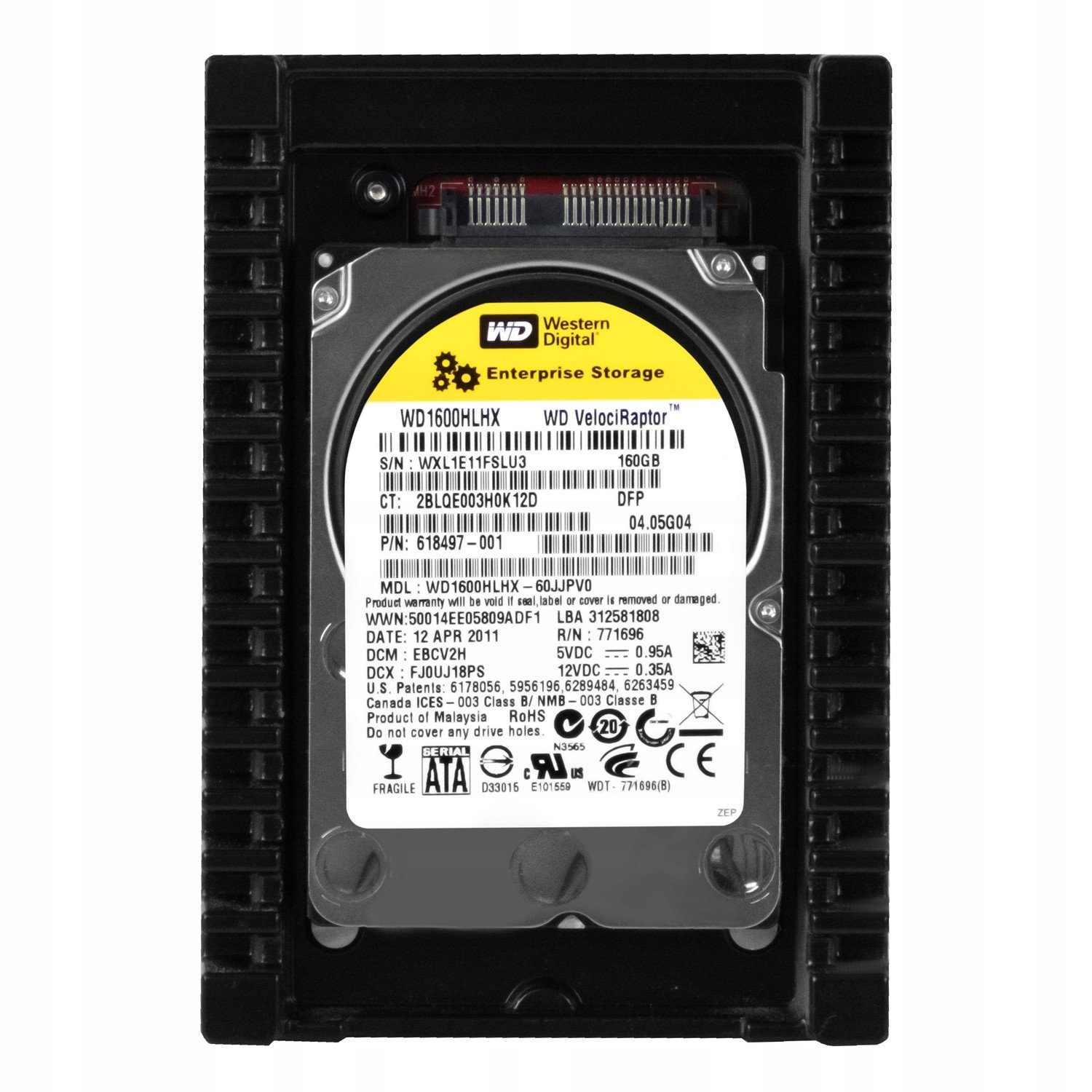 Wd VelociRaptor 160GB 10K Sata III 3.5' WD1600HLHX