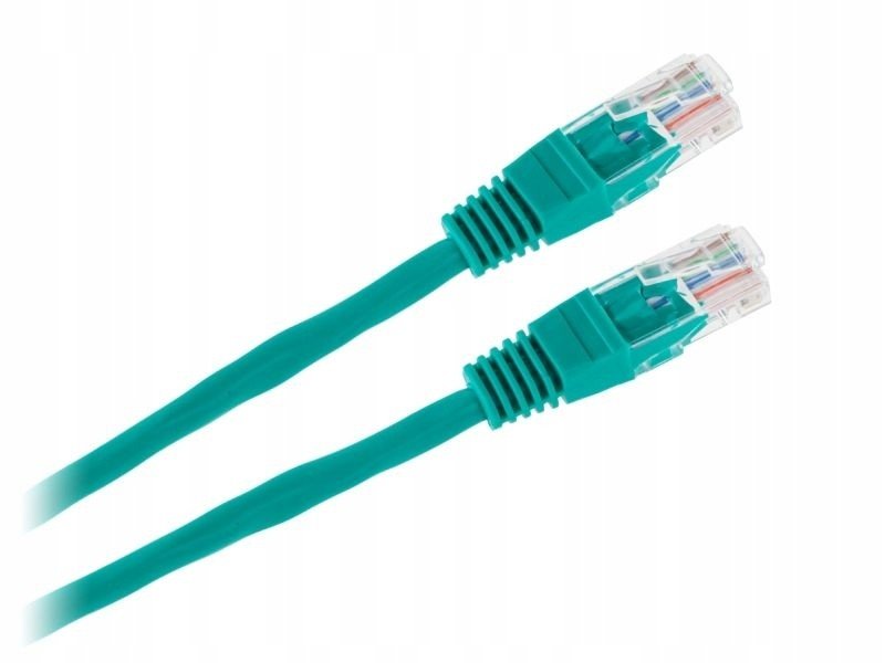 Patchcord síťový kabel 1m RJ45 Utp 8c Cca zelený