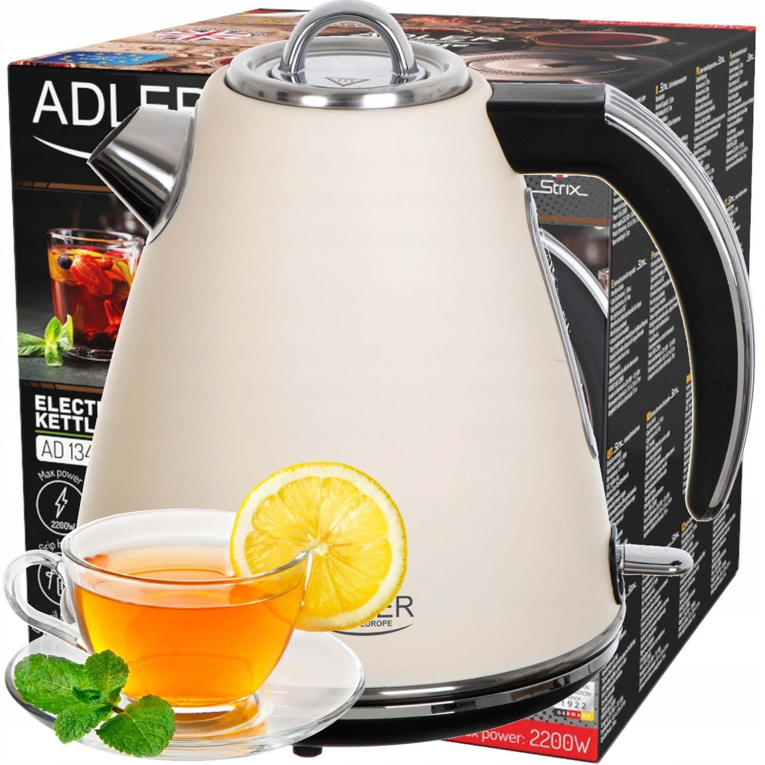 Rychlovarná Konvice Bezdrátová 1,5L/2200W Strix