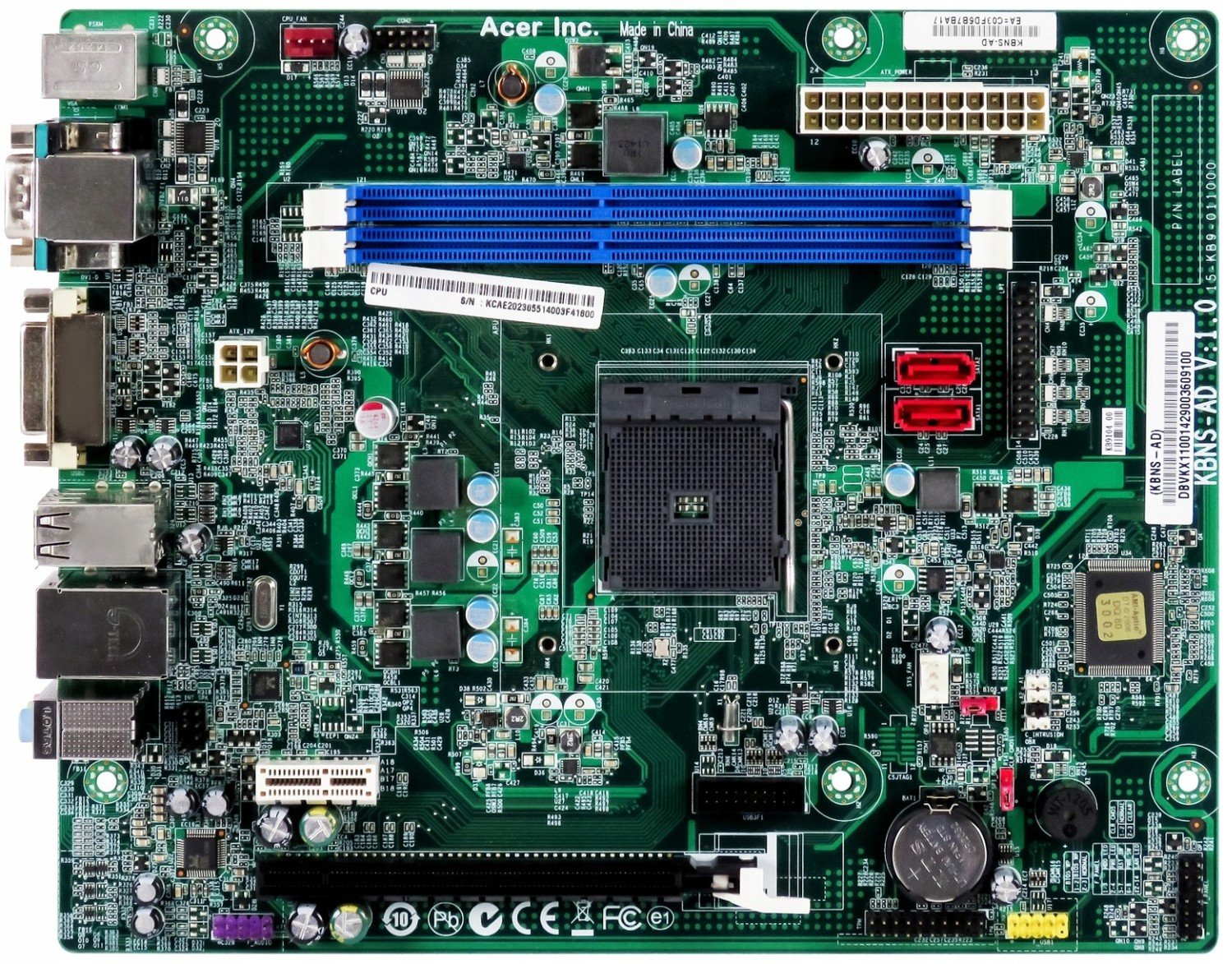 Acer Kbns-ad V:1.0 Socket AM1 DDR3 microATX
