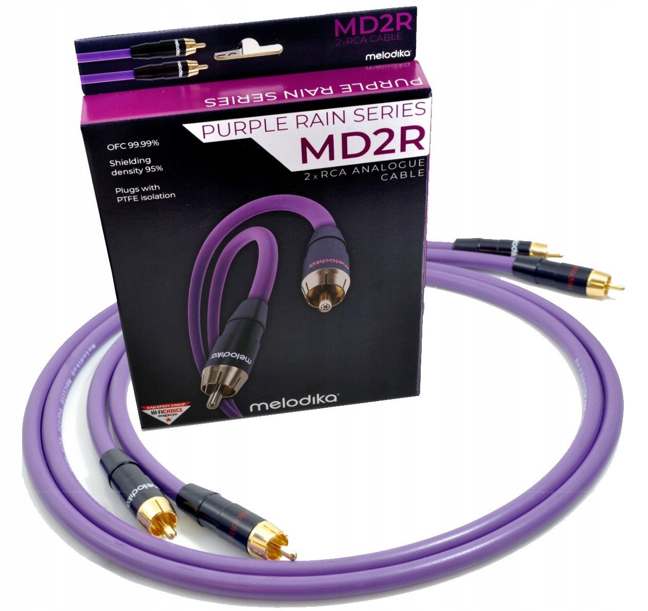 Audio Kabel 2RCA 2xRCA Cinch Melodika MD2R25 2,5m
