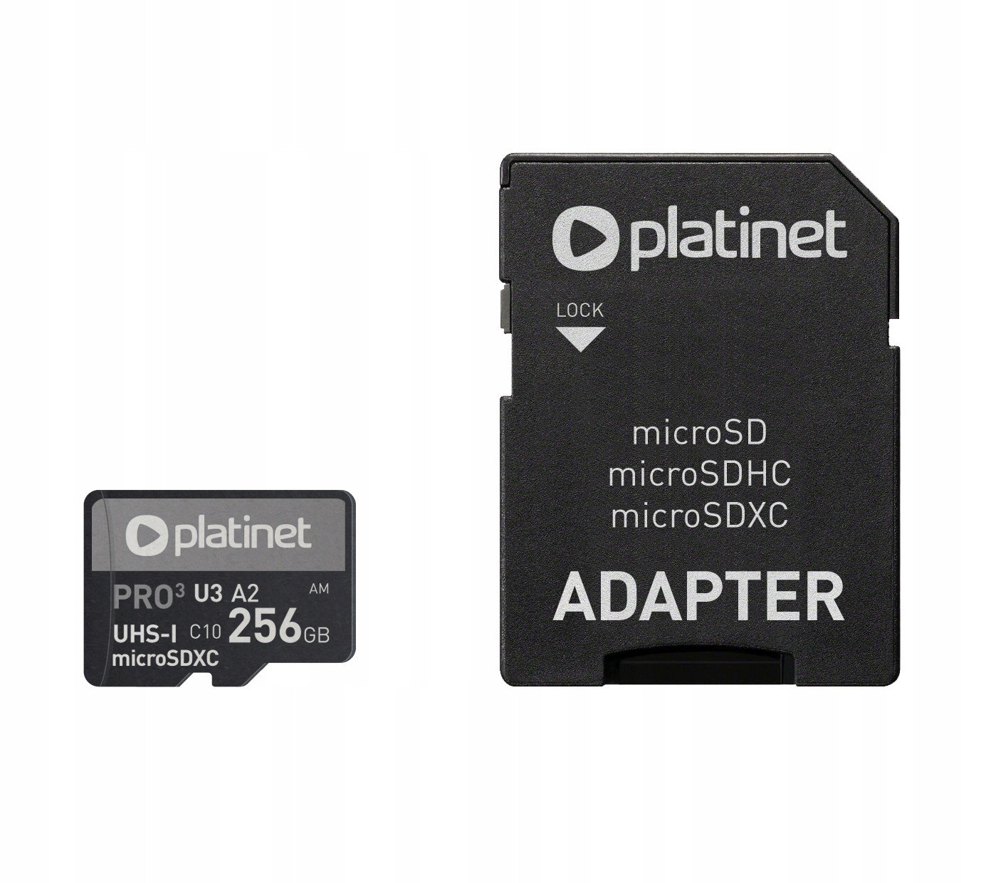 Paměťová karta microSD Cl10 256GB 90mb/s U3 A2