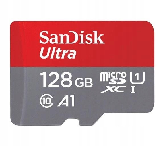Karta Sandisk Ultra microSD 128GB 100/U1 A1 (2022)