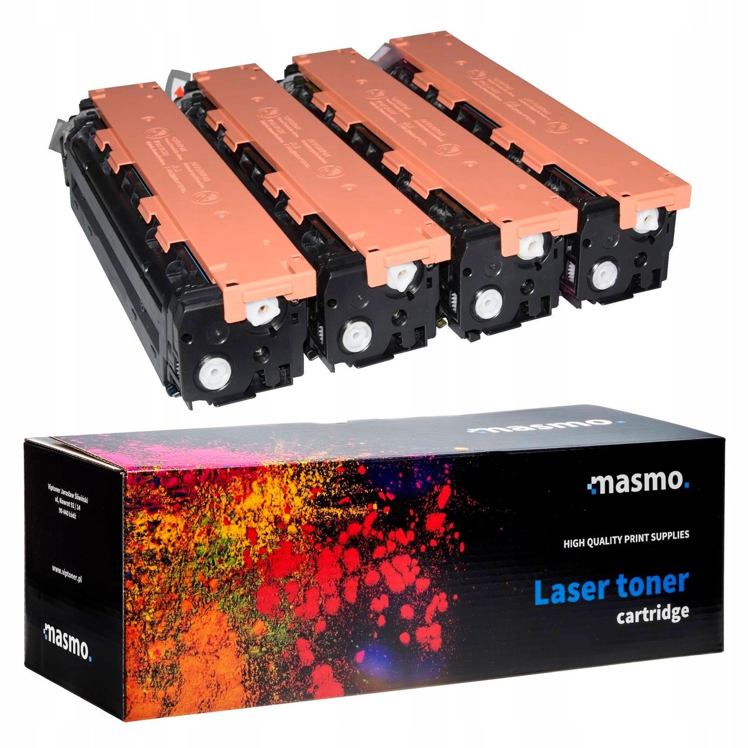 4x Toner Do Hp LaserJet Pro 200 Color Mfp M276n