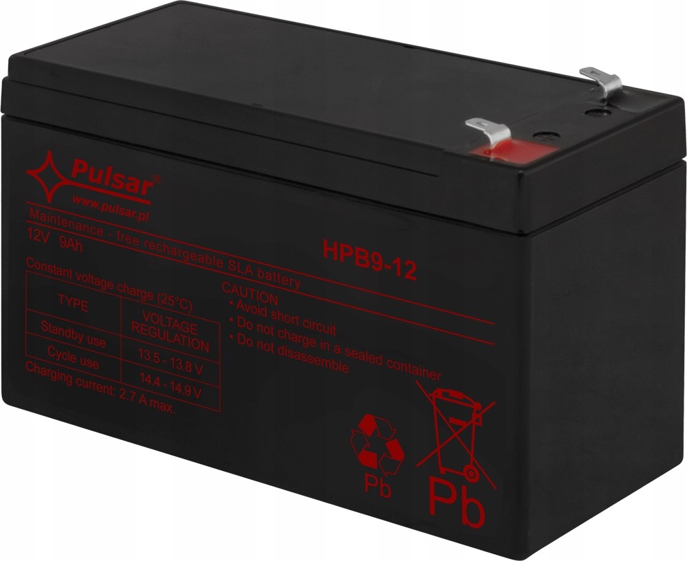 Baterie 9Ah/12V Agm Pulsar HPB9-12