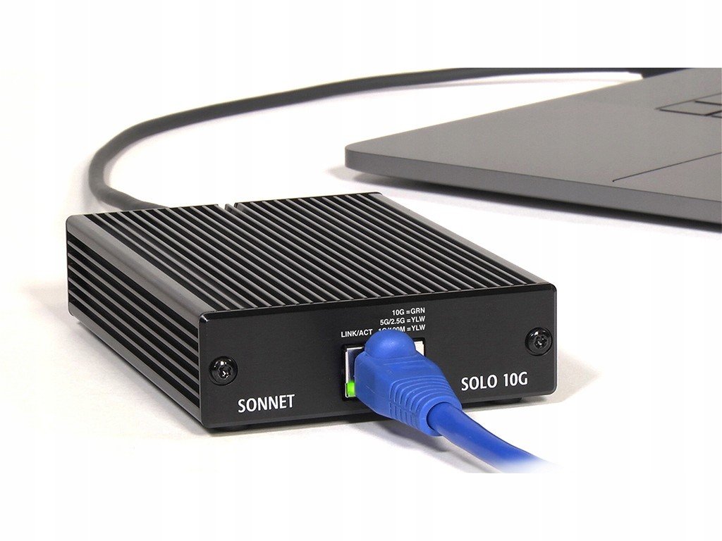 Adaptér Sonnet 10G TB3 na 10Gb Base-T Ethernet