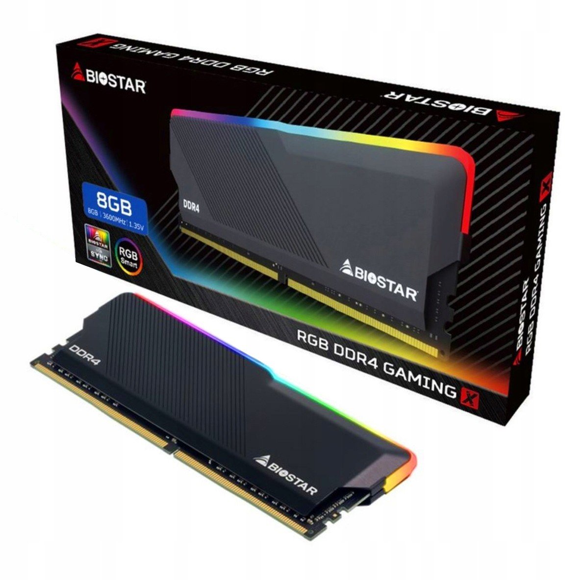 Paměť Biostar Gaming X Rgb DDR4 8GB 3600MHZ CL18