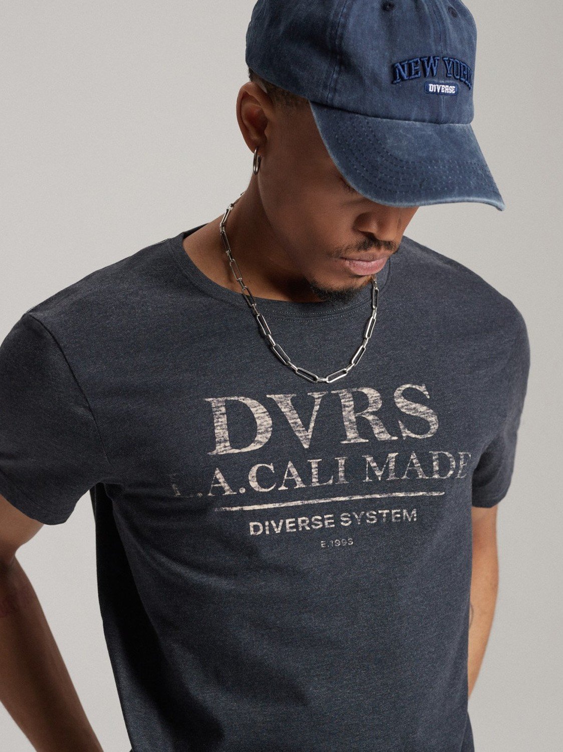 Diverse Men's printed T-shirt CALI SOL 02