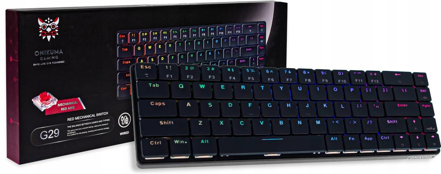 Herní mechanická klávesnice Onikuma G29 Rgb