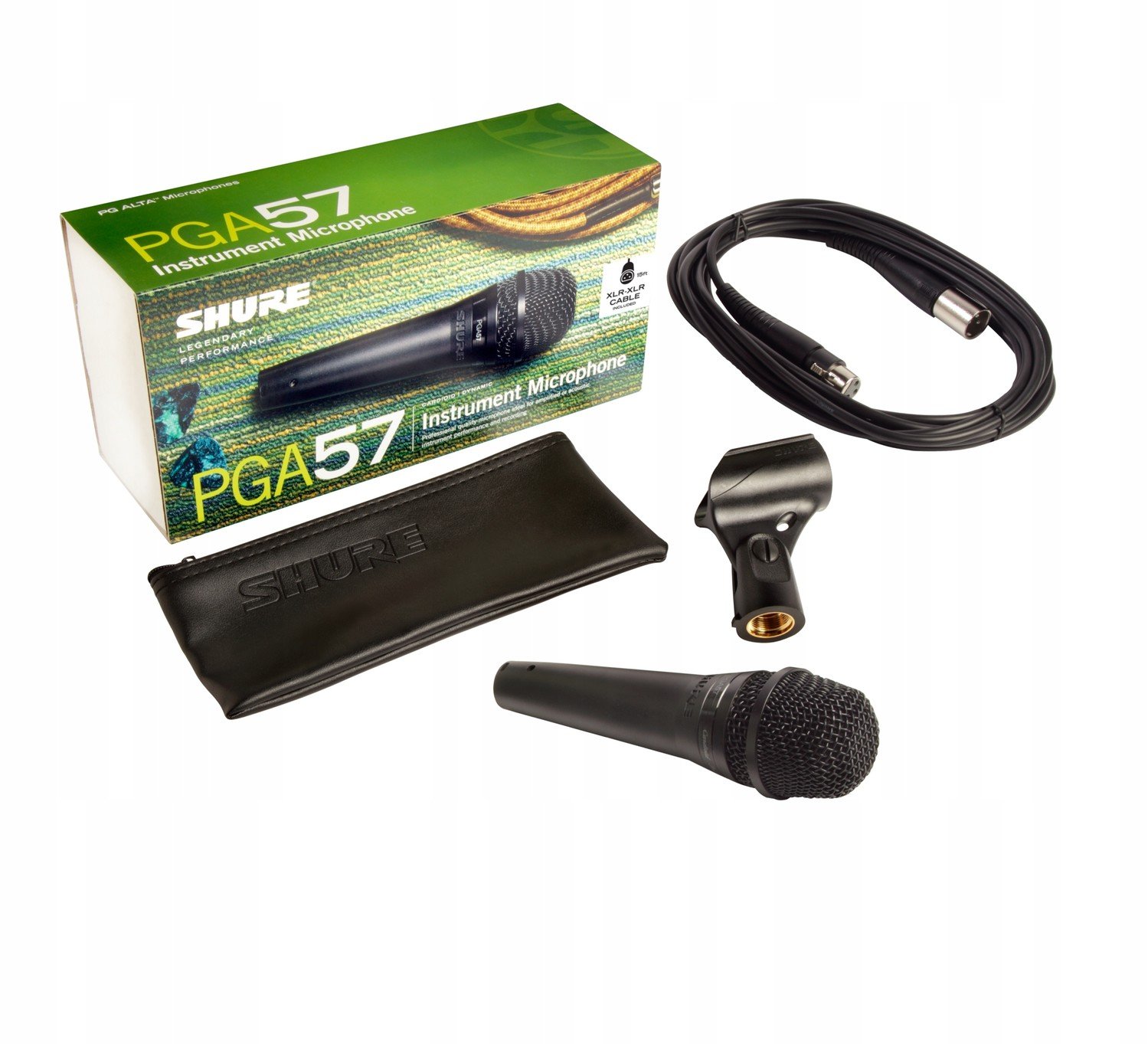 Dynamický mikrofon Shure PGA57-XLR Kabel Kabel