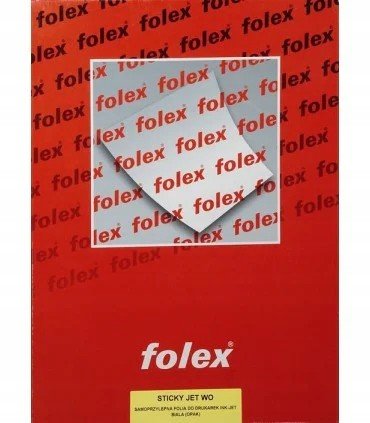 Samolepicí fólie bílá Folex Sivn inkoust 50A4