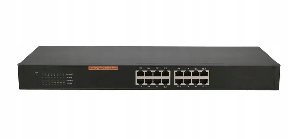 Switch 16 Port Hexon Desktop Extralink napájecí adaptér