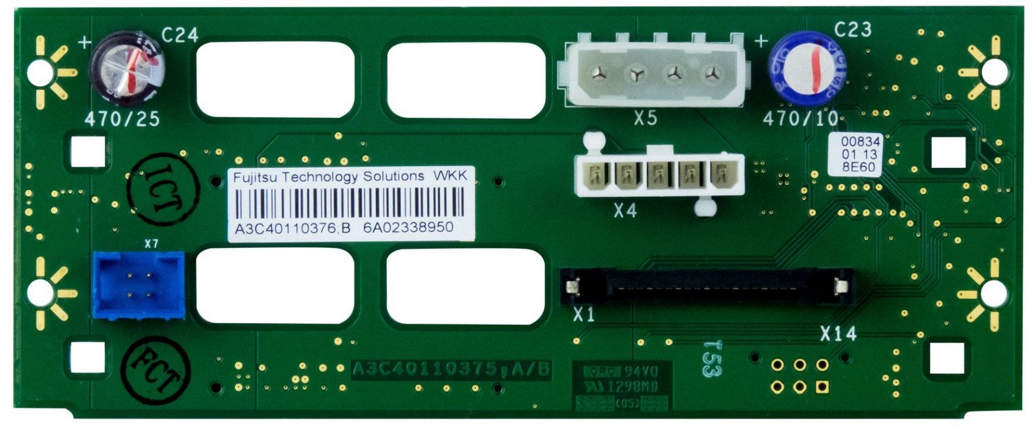 Fujitsu A3C40110376 Zadní Plošina 2x Sas A3C40110375