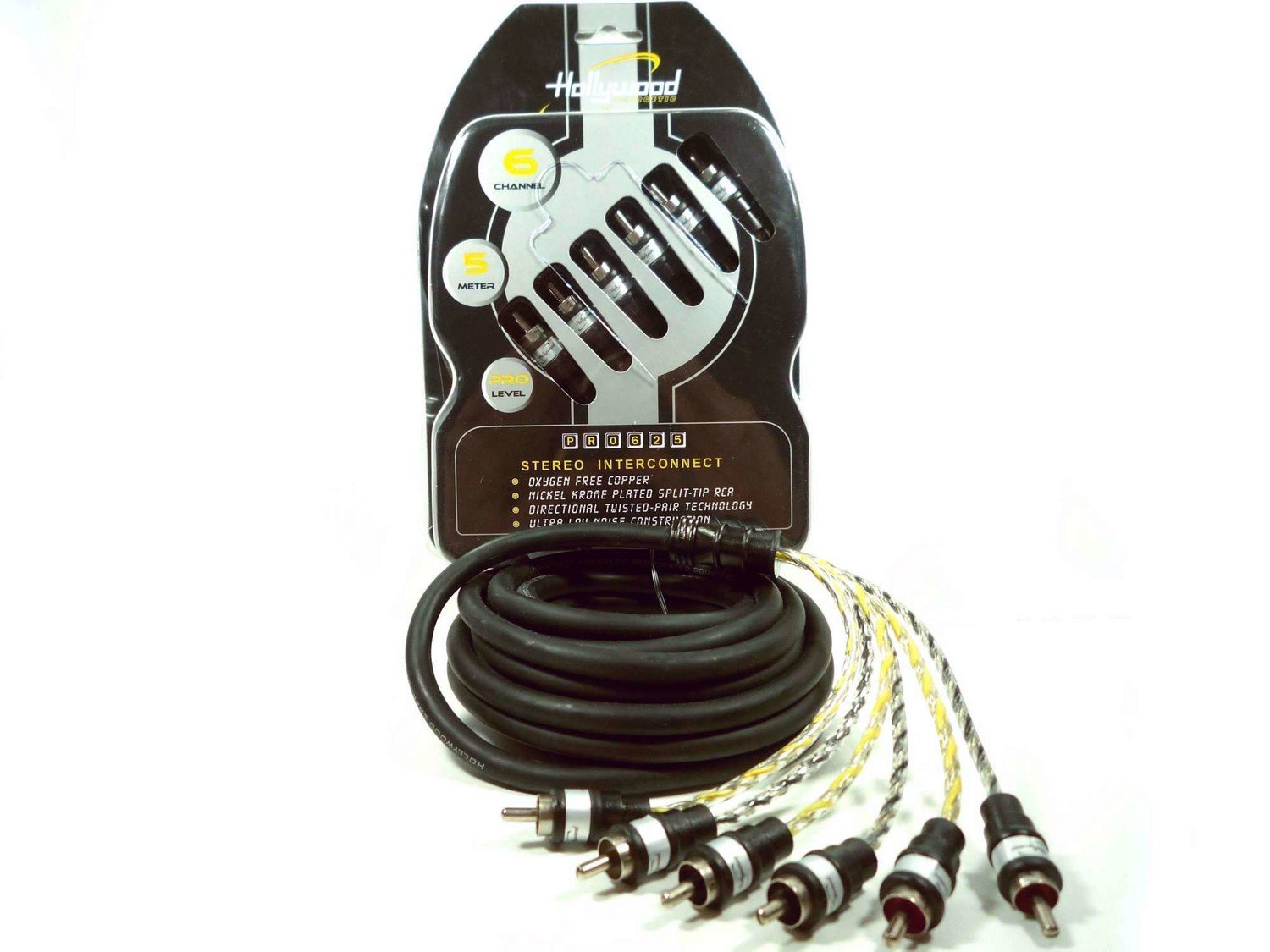 Kabely Signální kabely Rca Hollywood PRO-625 5mb