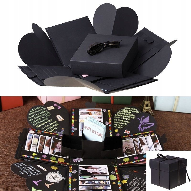 Krabička překvapení s obrázky pro Diy dárek