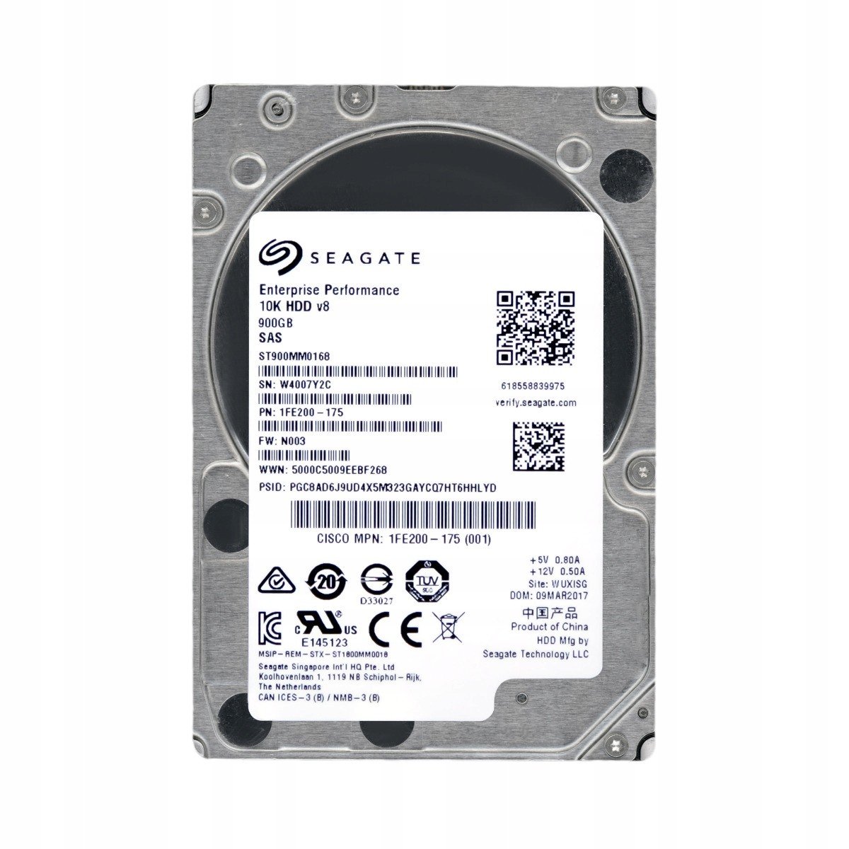 Seagate 900GB 10k 128MB SAS-3 2,5'' ST900MM0168