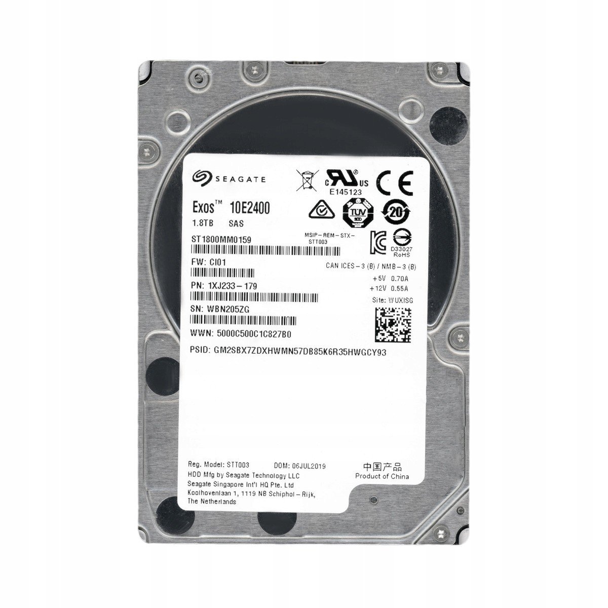 Seagate Exos 1,8TB 10K SAS-3 2,5'' ST1800MM0159