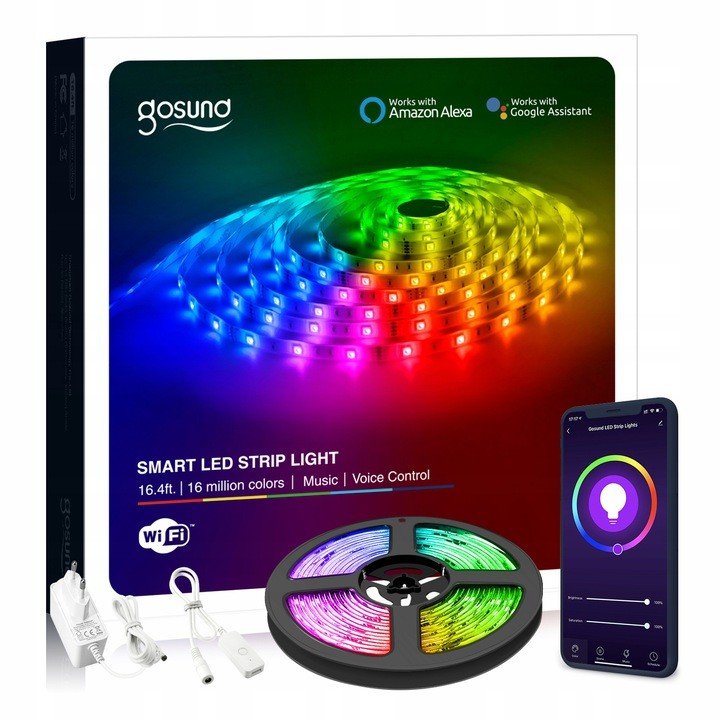 Gosund Inteligentní pásek WiFi Led lišta 5m Tuya