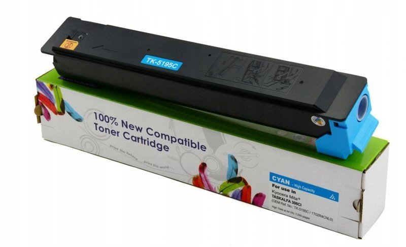 Toner Cartridge Web Cyan Kyocera TK5195 náhradní