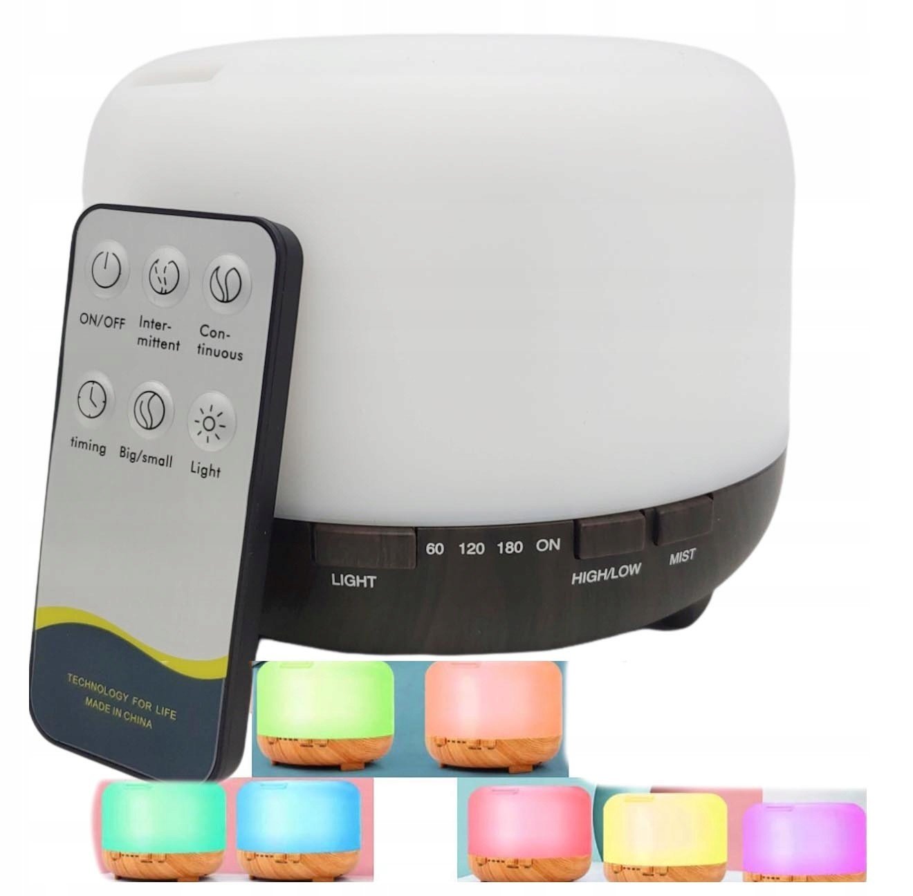 Difuzér Éterických Olejů Zvlhčovač Aromaterapie