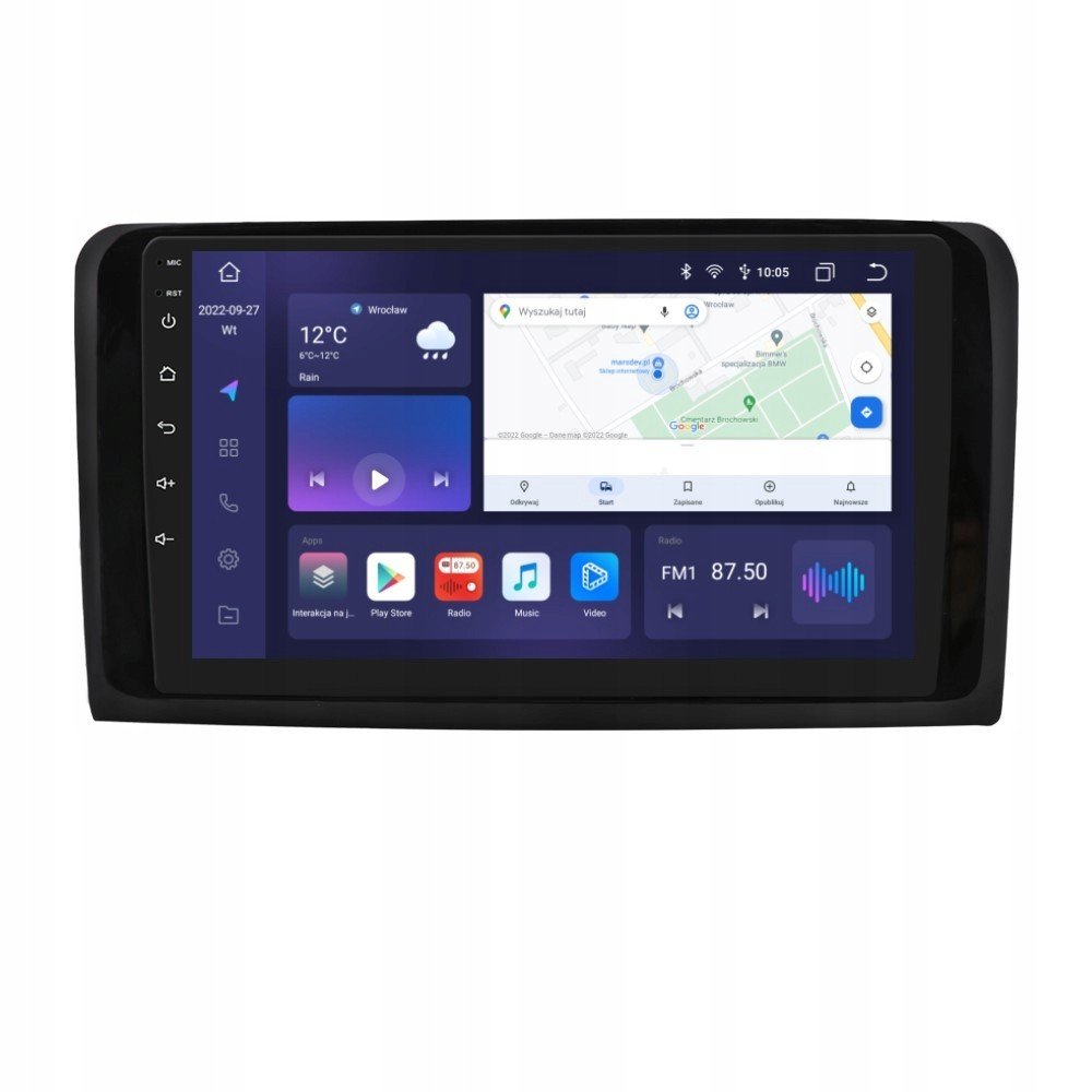 Navigace Android Mercedes Gl X164 3GB Dsp Carplay