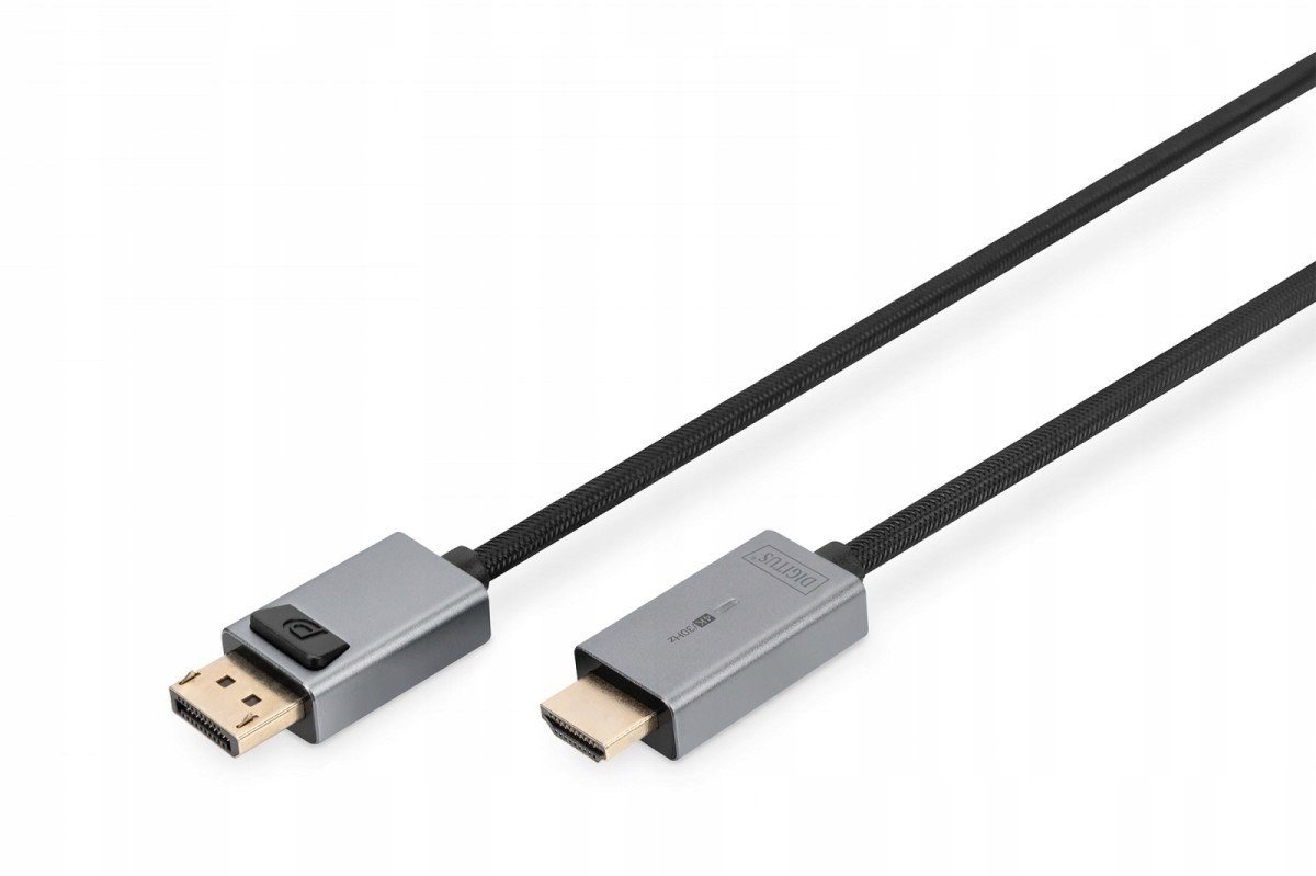 Adaptérový kabel Digitus DisplayPort – Hdmi 4K 30Hz D