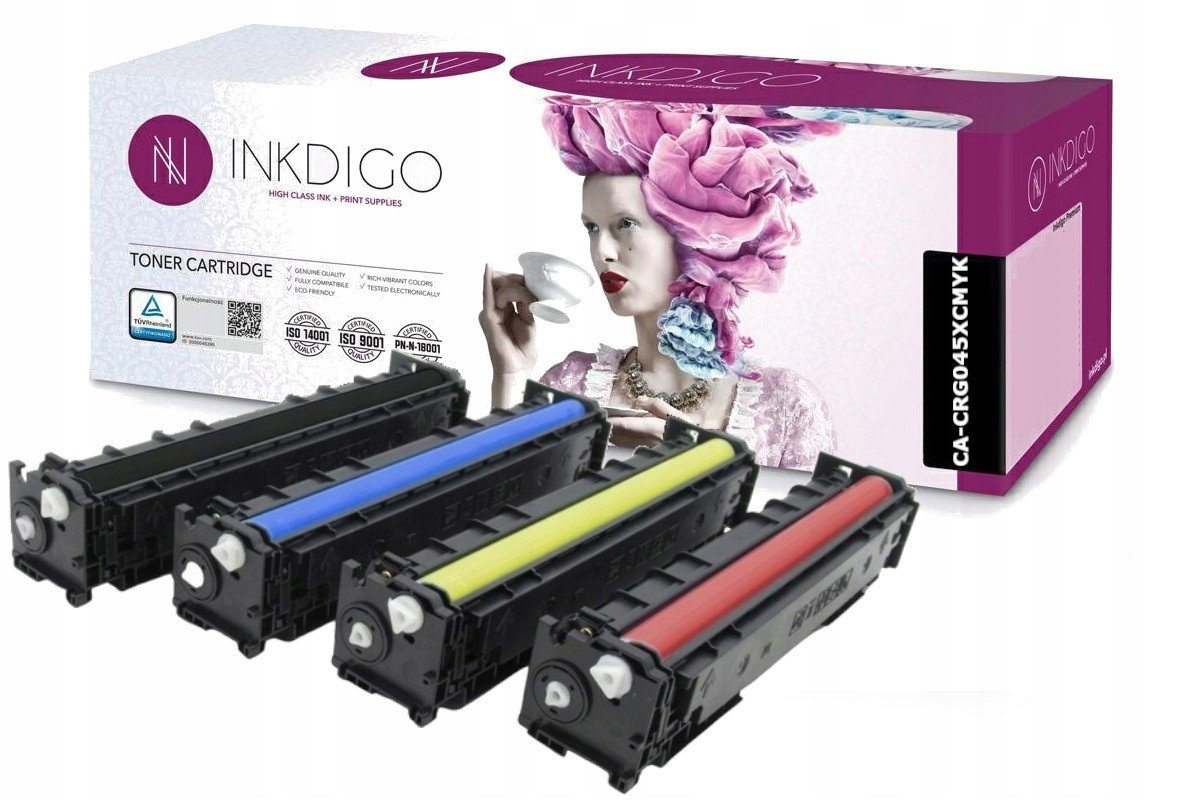 4x Toner pro Canon MF635Cx MF631Cn MF633Cd CRG045