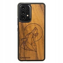 Dřevěné Pouzdro Na Samsung Galaxy A33 5G Vlk Case