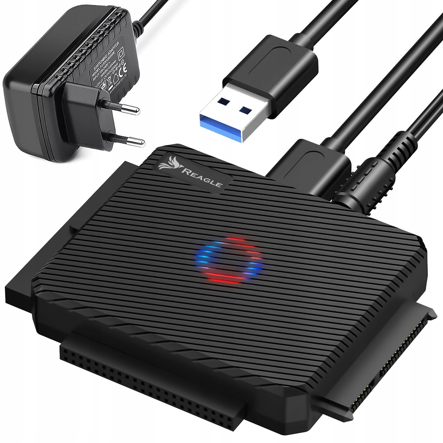 Adaptér Diskový Můstek Usb 3.1 Sata III Ide 16TB Led