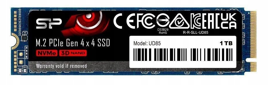 Ssd disk Silicon Power UD85 1TB M.2 PCIe NVMe Gen4
